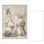 Cardinal Richelieu, Kneeling, Presents His Book to the Virgin and Child, ca. 1646 by Claude Mellan