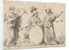 Minerva Flanked by Peace and Justice by Claude Mellan
