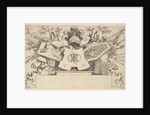 Trophy with Monogram Containing the Letters of LEONARDOS, 1651 by Claude Mellan