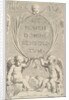 Two Angels Seated on Clouds by Claude Mellan