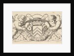 Two Cherubs with the Arms of Cardinal Richelieu, before 1642 by Claude Mellan