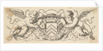 Two Cherubs with the Arms of Cardinal Richelieu, before 1642 by Claude Mellan