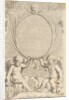 Two Angels Seated on Clouds by Claude Mellan