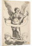 Angel with a Banderole by Claude Mellan