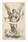 Angel with a Banderole by Claude Mellan