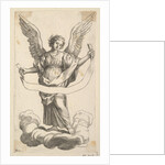 Angel with a Banderole by Claude Mellan