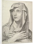 Bust of the Virgin, 1650 by Claude Mellan