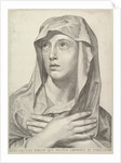 Bust of the Virgin, 1650 by Claude Mellan