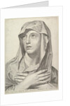 Bust of the Virgin, 1650 by Claude Mellan