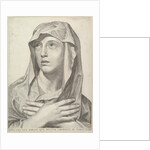 Bust of the Virgin, 1650 by Claude Mellan