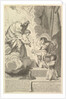 Anne of Austria with the Young Louis XIV and Monsieur before the Virgin and Chil by Claude Mellan