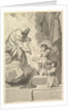 Anne of Austria with the Young Louis XIV and Monsieur before the Virgin and Chil by Claude Mellan