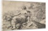 Allegory of France with the Arms of Richelieu by Claude Mellan
