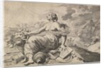 Allegory of France with the Arms of Richelieu by Claude Mellan