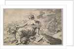 Allegory of France with the Arms of Richelieu by Claude Mellan