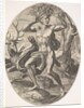 Cyparissus from set The Rural Gods, 1565 by Cornelis Cort