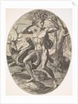 Cyparissus from set The Rural Gods, 1565 by Cornelis Cort
