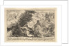 Noah kneeling before God at left, the construction of the ark underway beyond, from a seri…, 1612 by Crispijn de Passe I