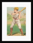 Rooks, Batter, Lacrosse, from the Gold Coin series for Gold Coin Chewing Tobacco, 1887 by D Buchner & Co