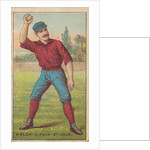Welch, Center Field, St. Louis, from the 'Gold Coin' Tobacco Issue, 1887 by D Buchner & Co
