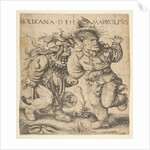 Bolinka and Marcolfus, late 15th-early 16th century by Daniel Hopfer