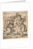 Bolinka and Marcolfus, late 15th-early 16th century by Daniel Hopfer