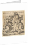 Bolinka and Marcolfus, late 15th-early 16th century by Daniel Hopfer