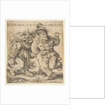 Bolinka and Marcolfus, late 15th-early 16th century by Daniel Hopfer
