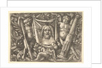 The Sudarium Held by Two Angels, ca. 1515 by Daniel Hopfer