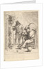 Two male peasants holding pipes before a fireplace, one seated with the pipe held…, After 1625-90 by Unknown