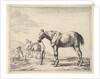 Horse Bound to a Post, turned left by Dirck Stoop
