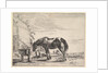 Horse Bound to a Feeding Trough by Dirck Stoop