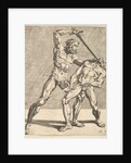 Two Fencers, from Fencers, plate 7, 1552 by Dirck Volkertsen Coornhert/Cornelis Bos