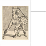 Two Fencers, from Fencers, plate 7, 1552 by Dirck Volkertsen Coornhert/Cornelis Bos