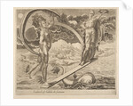 Fortune Using Man as a Plaything from Six Sayings about Fortune, ca. 1560 by Dirck Volkertsen Coornhert