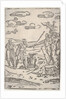 The forger standing by an anvil pulling a man in chains, from the series 'The var…, ca. 1540-1550 by Domenico Beccafumi