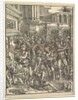 The Massacre of the Innocents with group of male figures attacking women and …, 1517 by Domenico Campagnola