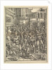 The Massacre of the Innocents with group of male figures attacking women and …, 1517 by Domenico Campagnola