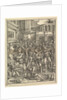 The Massacre of the Innocents with group of male figures attacking women and …, 1517 by Domenico Campagnola