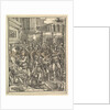 The Massacre of the Innocents with group of male figures attacking women and …, 1517 by Domenico Campagnola