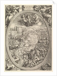 The Battle of Mühlberg with the army of Charles V crossing the Elbe River, 1551 by Enea Vico