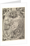 The Battle of Mühlberg with the army of Charles V crossing the Elbe River, 1551 by Enea Vico