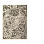 The Battle of Mühlberg with the army of Charles V crossing the Elbe River, 1551 by Enea Vico