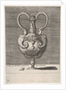 Antique Lidded Vase with Two Handles emerging from the Heads of Hybrid Female Sph…, 1543 or after by Enea Vico