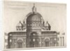 Speculum Romanae Magnificentiae: Longitudinal Section Showing the Interior of Sai…, 1551, 1558-61 by Etienne Duperac