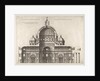 Speculum Romanae Magnificentiae: Longitudinal Section Showing the Interior of Sai…, 1551, 1558-61 by Etienne Duperac