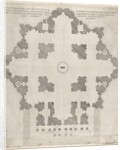 Speculum Romanae Magnificentiae: Plan of St. Peter's, 1569 by Etienne Duperac