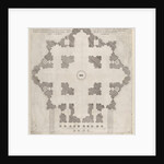 Speculum Romanae Magnificentiae: Plan of St. Peter's, 1569 by Etienne Duperac