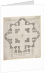 Speculum Romanae Magnificentiae: Plan of St. Peter's, 1569 by Etienne Duperac