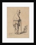 Beggar Leaning on a Stick, 1851 by F Bradshaw